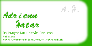 adrienn hatar business card