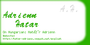 adrienn hatar business card